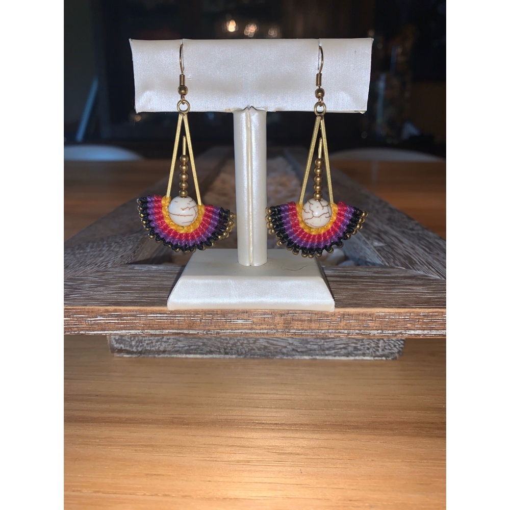 Thai Macrame Earrings